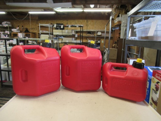3 Gas Cans NO SHIPPING