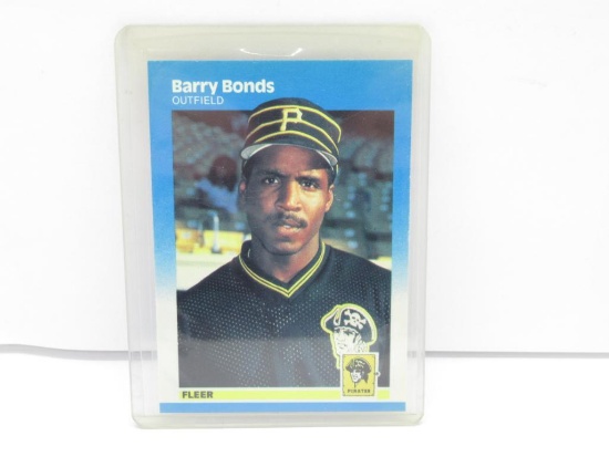 1987 Fleer #604 BARRY BONDS Pirates Giants Rookie Baseball Card