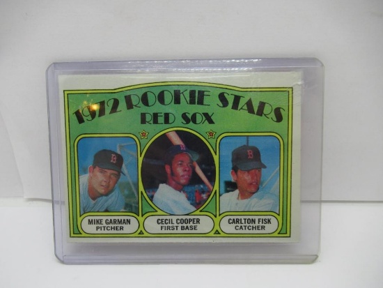 1972 Topps #79 CARLTON FISK Red Sox Rookie Vintage Baseball Card