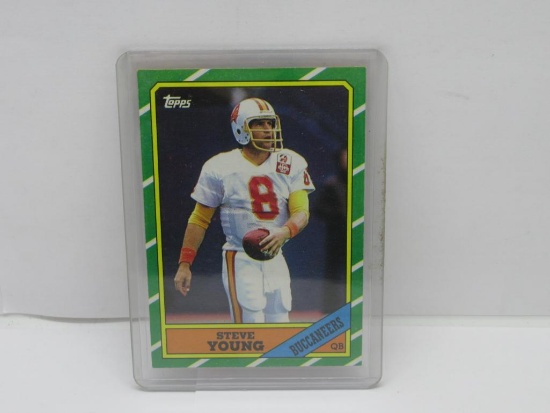 1986 Topps #374 STEVE YOUNG 49ers Rookie Football Card