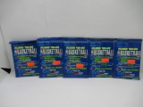 Fleer NBA '95-'96 Lot of Five Factory Sealed Packs from Store Closeout