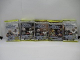 Pacific Football 2002 Lot of Five Factory Sealed Packs from Store Closeout