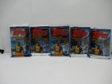Topps NBA 2000-01 Lot of Five Factory Sealed Packs from Store Closeout
