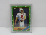 1986 Topps #374 STEVE YOUNG 49ers Rookie Football Card