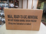 New box of emergency ration meals