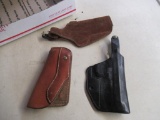 3 Leather Holsters