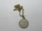 1956 Mexican Diez Peso 90% Silver Coin Necklace - Rare