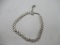 Sauteur Renoir Vintage Designer Heavy Flapper Sterling Silver Chain Necklace - 34 Grams