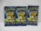 3 Sealed Pokemon XY EVOLUTIONS 10 Card Booster Packs
