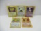 Lot of 5 vintage Pokemon Holo Holigraphic cards from collection
