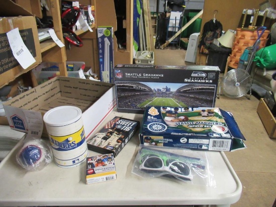 Seahawks and Mariners Collectibles. NO SHIPPING