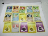 POKEMON Collection - 15 Base Set SHADOWLESS Trading Cards