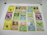 POKEMON Collection - 15 Base Set SHADOWLESS Trading Cards