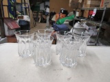 6 Crystal Glasses . NO SHIPPING