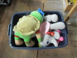 Tote of Stuffed Toys. NO SHIPPING