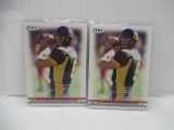 2 Card Lot of 2005 Sage Hit AARON RODGERS Packers ROOKIE Football Cards