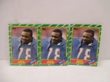 3 Card Lot of 1986 Topps BRUCE SMITH Bills ROOKIE Football Cards