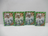 4 Card Lot of 1986 Topps DAN MARINO Dolphins Vintage Football Cards