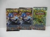 3 Sealed Pokemon XY Steam Siege 10 Card Booster Packs