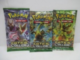 3 Sealed Pokemon XY Fates Collide 10 Card Booster Packs
