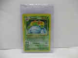 Pokemon base set 15/102 Venusaur Holo Trading Card