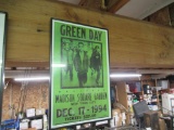 Green Day Concert Advertisement 17x11. NO SHIPPING