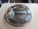 8 Silver Charger Plates. NO SHIPPING