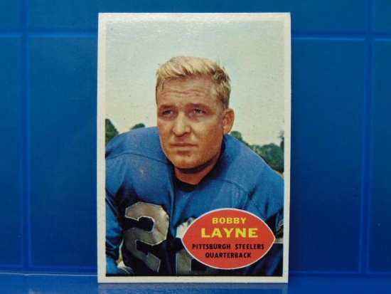 1960 Topps Football Card #93 Bobby Layne