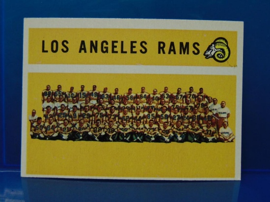 1960 Topps Football Card #71 Los Angeles Rams Checklist - 1st Series