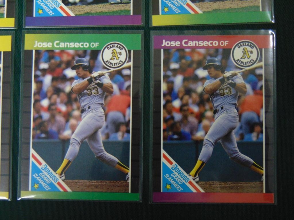 1988 Donruss Grand Slammers Baseball Cards - Lot Of Six - Canseco & McGwire  | Online Auctions | Proxibid