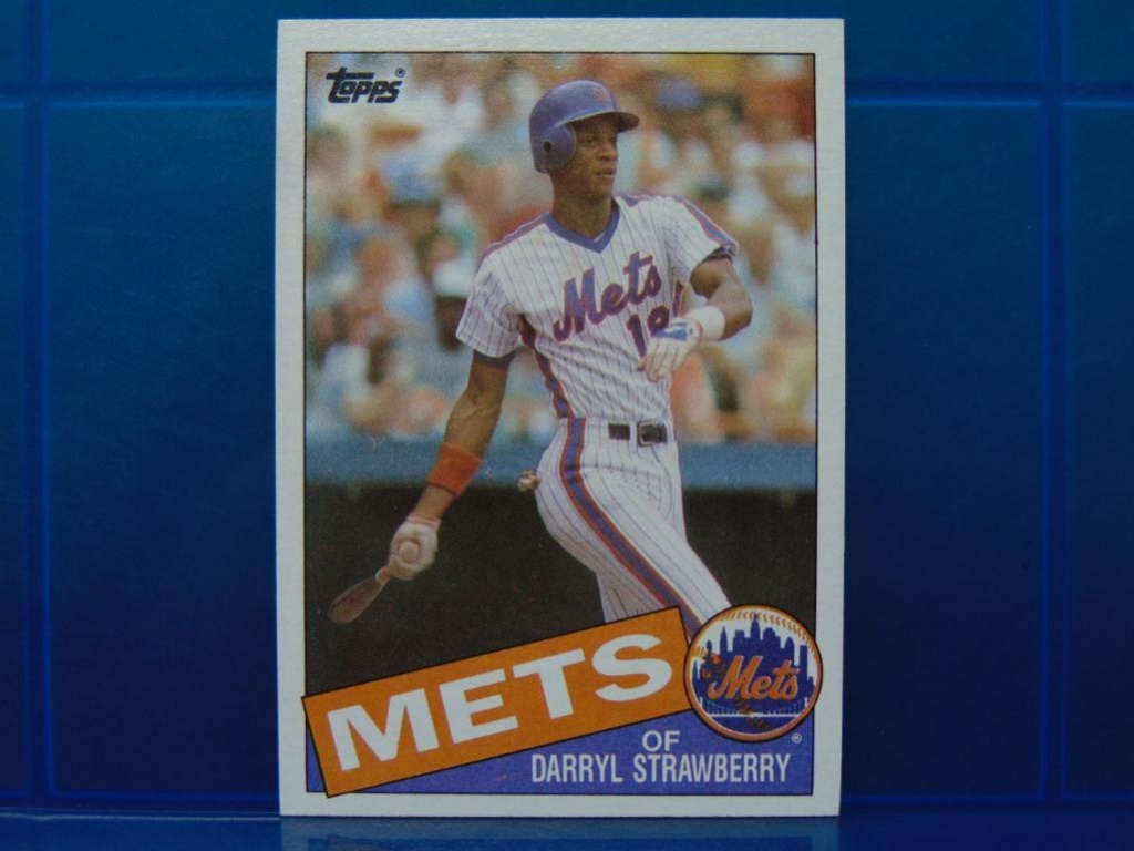 1985 Topps Baseball Card #570 Darryl Strawberry | Online Auctions | Proxibid