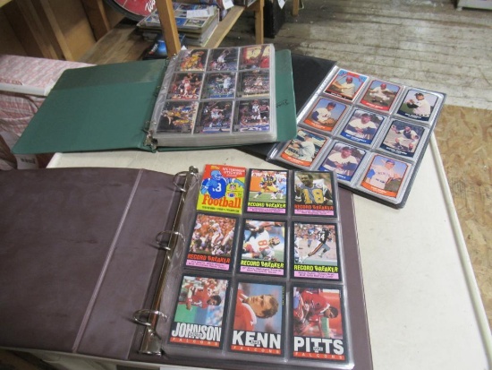 3 Binder of Sports Cards