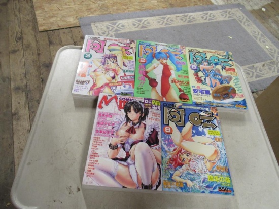 5 Adult Japanese Comics
