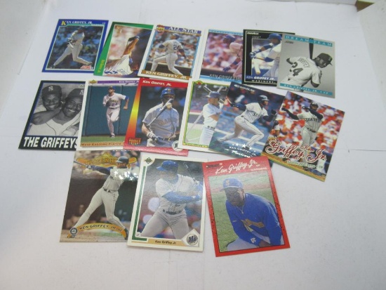 15 Card Lot of Ken Griffey Jr. Seattle Mariners Baseball Cards