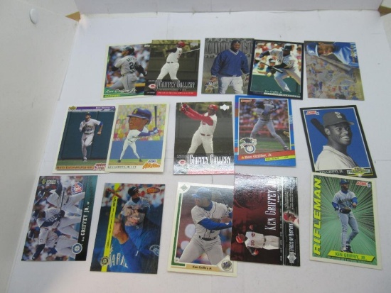 15 Card Lot of Ken Griffey Jr. Seattle Mariners Baseball Cards