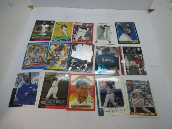 15 Card Lot of Ken Griffey Jr. Seattle Mariners Baseball Cards