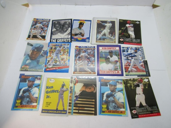15 Card Lot of Ken Griffey Jr. Seattle Mariners Baseball Cards
