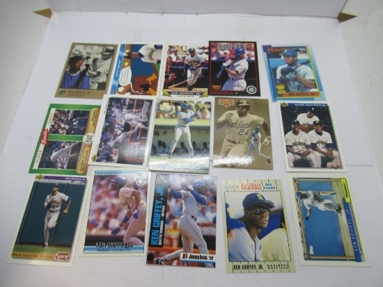 15 Card Lot of Ken Griffey Jr. Seattle Mariners Baseball Cards