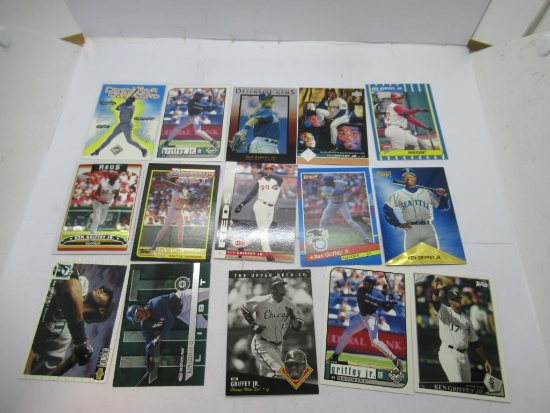 15 Card Lot of Ken Griffey Jr. Seattle Mariners Baseball Cards