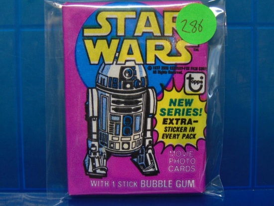 1977 Topps Star Wars Trading Cards - Sealed Wax Pack