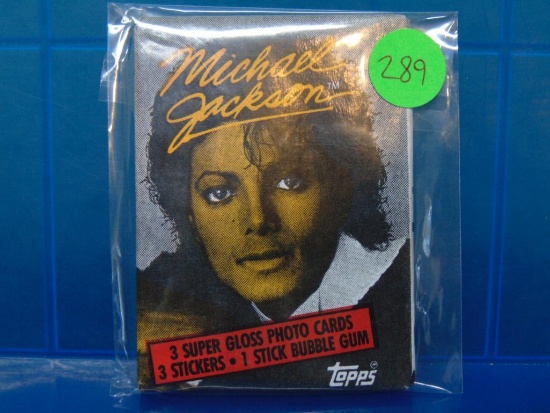 1984 Topps Michael Jackson Trading Cards - Sealed Wax Pack