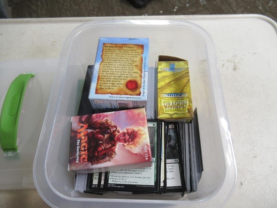 Container of Magic the Gathering Cards