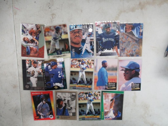 15 Card Lot of Ken Griffey Jr. Seattle Mariners Baseball Cards