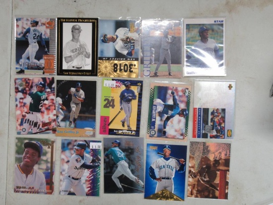 15 Card Lot of Ken Griffey Jr. Seattle Mariners Baseball Cards