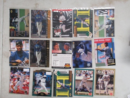 15 Card Lot of Ken Griffey Jr. Seattle Mariners Baseball Cards