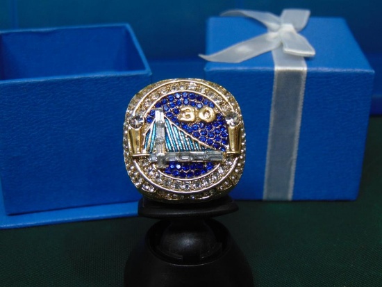 Replica NBA Championship Ring - 2017-18 Golden State Warriors