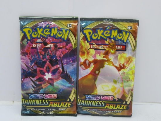NEW HOT PRODUCT Sealed Pokemon Darkness Ablaze 2 Count 10-Card Pack Lot