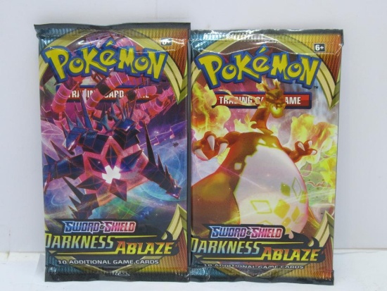 NEW HOT PRODUCT Sealed Pokemon Darkness Ablaze 2 Count 10-Card Pack Lot