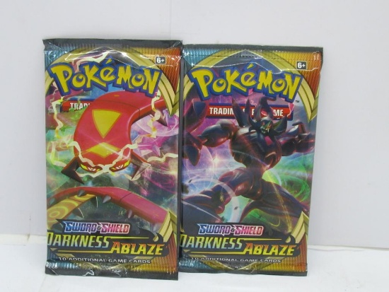 NEW HOT PRODUCT Sealed Pokemon Darkness Ablaze 2 Count 10-Card Pack Lot