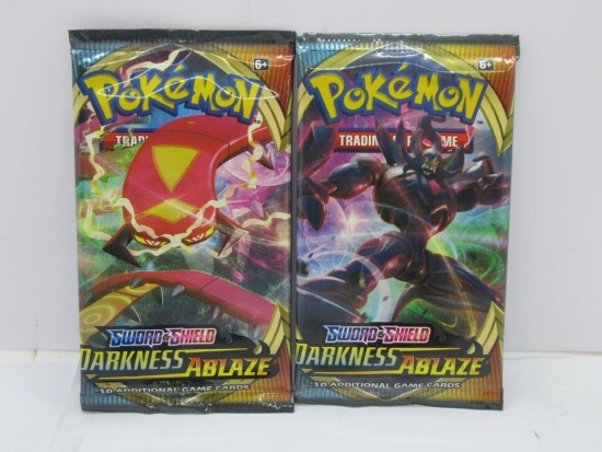 NEW HOT PRODUCT Sealed Pokemon Darkness Ablaze 2 Count 10-Card Pack Lot